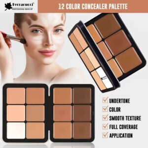 Ferrarucci 12 Color Concealer Palette