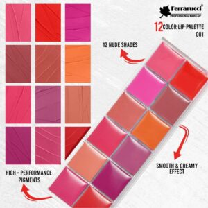 Ferrarucci 12 Color Lip Palette